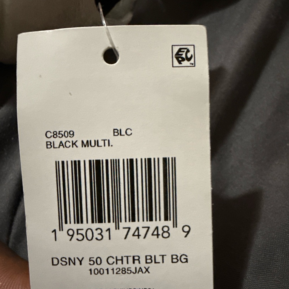 Coach X Disney World 50th anniversary Black Leather Waist  Belt Bag NWT - Picture 2 of 5